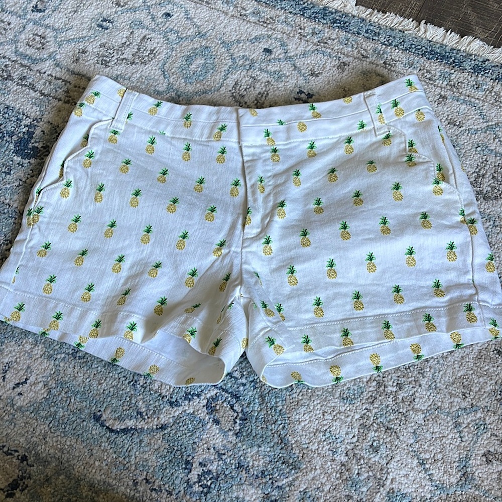 Blue Rain White Pineapple Shorts- purchased from Francesca’s.